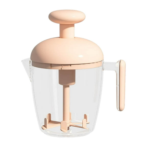 18.6 oz Rotate Egg Beater, Home Multifunctional Manual Press And Strainer Cup,Automatic Baby Formula Mixer, Bidirectional Stirring Breastmilk Pitcher