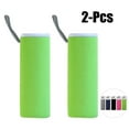 thumbnail image 1 of 18.6oz Portable Water Bottle Sleeve Neoprene Water Bottle Cover Drink Bottle Sleeve Glass Bottle Protector for Travel Outdoor Activities, 550ML, Set of 2, 1 of 10