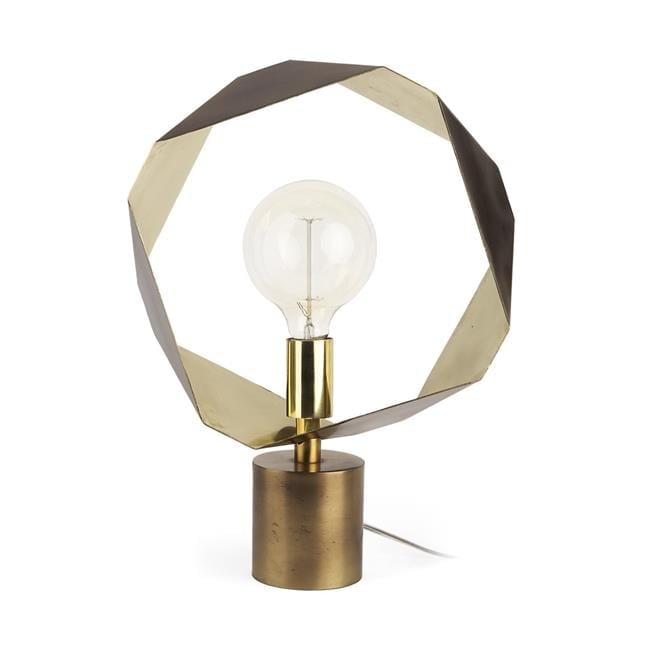 Golden Geometric Halo Table Or Desk Lamp Golden Geometric Halo Table Or Desk Lamp