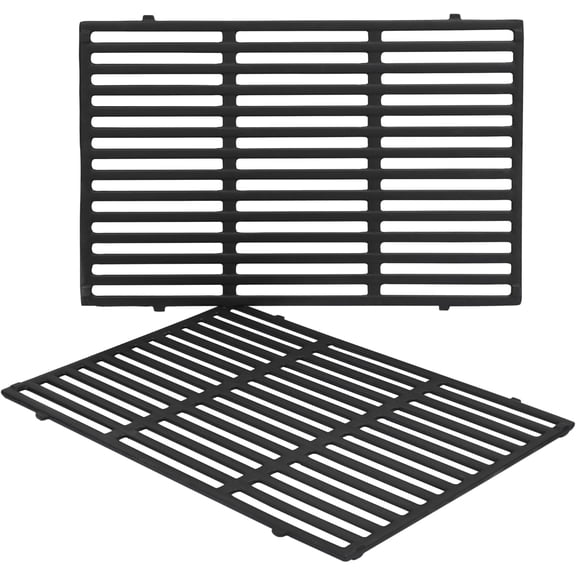 18.75" Grates for Weber Genesis II 300 Series Grills Genesis II E/S 310 315 325 330 335 Gas Grills, Cast Iron Grill Grates Replacement Parts for Weber 66095 66805 (18.75" x 13.25")