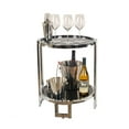 thumbnail image 1 of 18.75" x 19" x 22" Chrome Round  End Table, 1 of 3