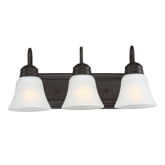 18.79 inch 3-Light Dark Bronze Vanity Light
