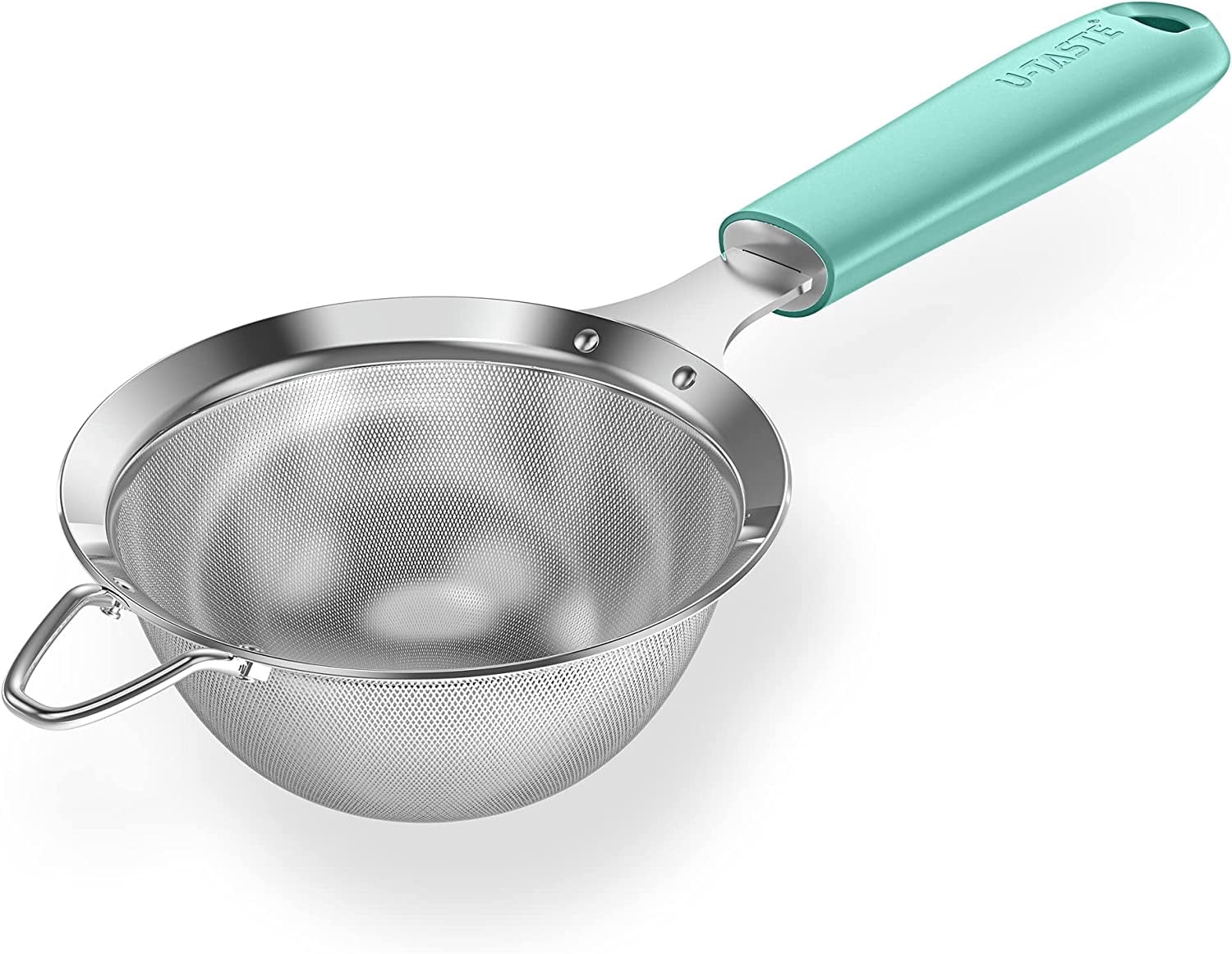 U-Taste 3.9 Inch Stainless Steel Mesh Strainer Fine Mesh Food Colander ...