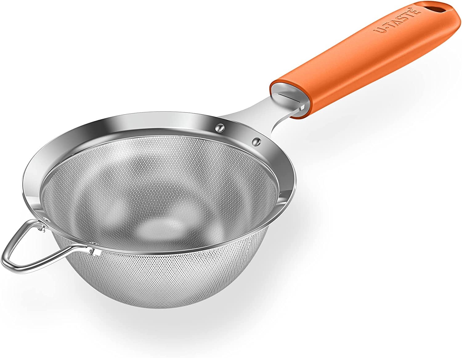 18/8 Stainless Steel Mesh Strainer: U-Taste 3.9 Inch Kitchen Fine Mesh ...