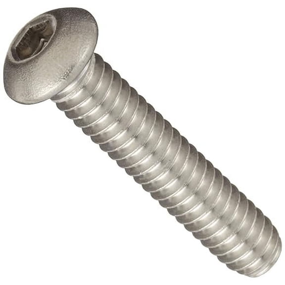 18-8 Stainless Steel Socket Cap Screw, Button Head, Internal Hex Drive, Meets ASME B18.3/ASTM F879, 5/8" Length, Fully Threaded, 5/16"-18 Threads (Pack of 25)