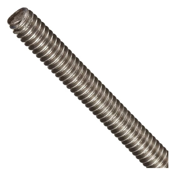 18-8 Stainless Steel Threaded Rod, #10-32 x 36 Inch, Fully Threaded, Right Hand, Corrosion Resistant Fastener for Construction & DIY Projects