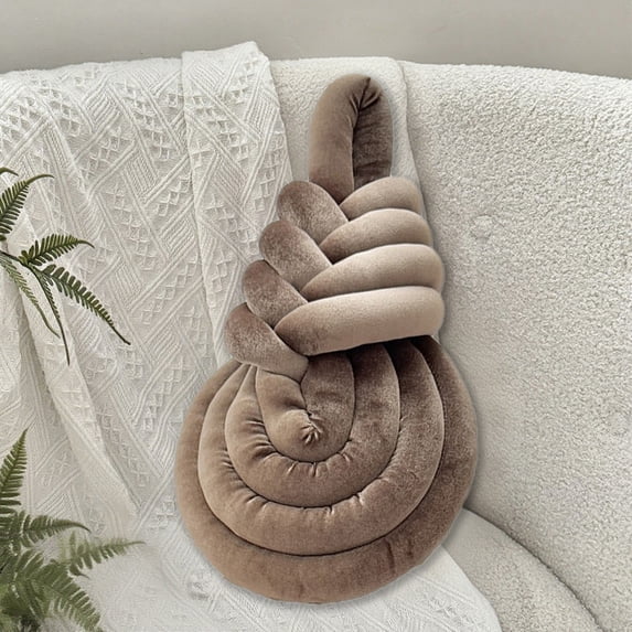 18.8x10.2x4.7in Woven Harp Shaped Throw Pillow, Premium Soft Polyester Material, Multi Functional Decorative Use, Sofa Back Cushion for Bedroom Living Room Office Holiday Gifting