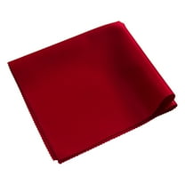 18.9"x18.9" Red Square Polyester Napkins, Wrinkle-Resistant Cloth Napkins for Wedding Receptions Hotel Banquets, Machine Washable Reusable Formal Dinner Napkins,1 Pcs Table Napkins
