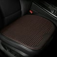 thumbnail image 1 of 18.90x18.90x0.79 inches Car Seat Cushion Breathable Half Pack Cover with Mesh Material Punching Technology for Enhanced Air Circulation and Comfort (Coffee), 1 of 6