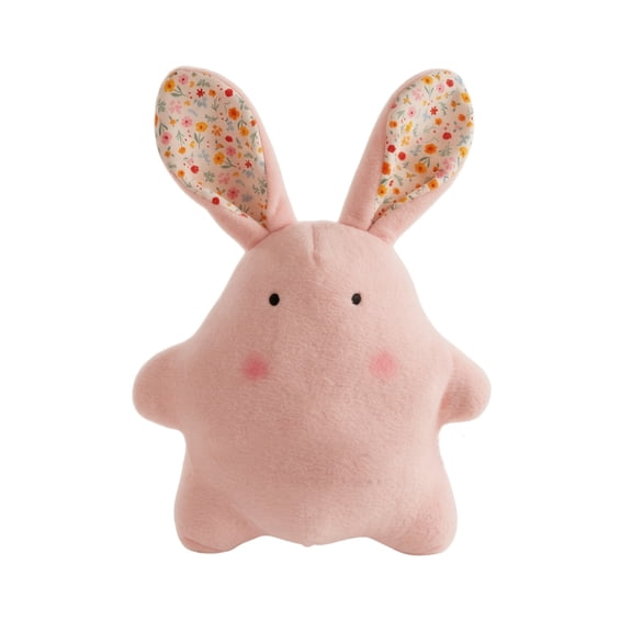 18.9in Bunny Plush Pillow Toy, Cute Tiny Eyes Rbbits Gift Doll for Home Decor, Soft Huggable Companion for All Ages, Perfect for Cozy Napping and Cuddling Pink