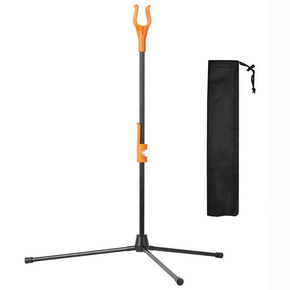 18.9inch Archery Bow Stand Rack For Recurve Compound Bow Outdoor Hunting Shot Glass Fiber Tripod Rack Recurve Bow Stand
