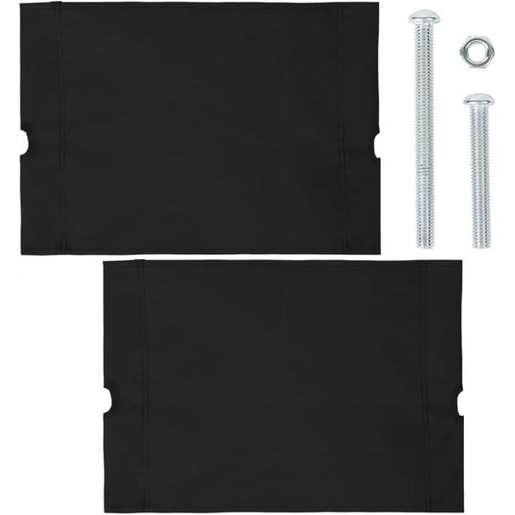 18.9x13.8 Inch Camp Chair Replacement Fabric Portable Outdoor Kermit Folding Chair Seat Replacements Black Waterproof Oxford Cloth High Back Camping Chair Cover for Hiking Backpacking Sport for DIY