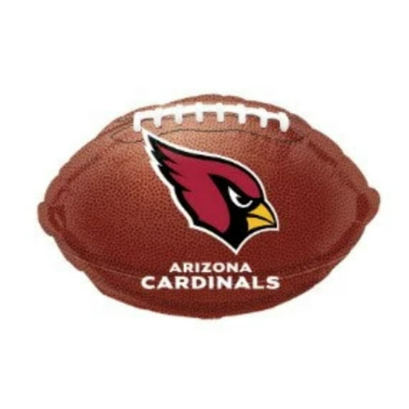 18" ARIZONA CARDINALS BROWN Football Balloon Party Supplies Decorations Foil Mylar Balloon