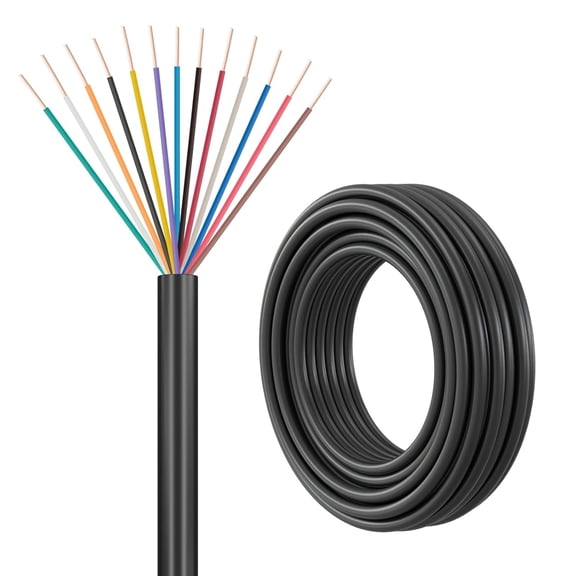18 AWG 13 Conductor Solid Copper Sprinkler Wire 30 Feet