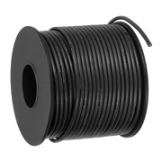 Uxcell 18 AWG Flexible Silicone Wire 30.5m/100ft Tinned Copper Electrical Wire Black