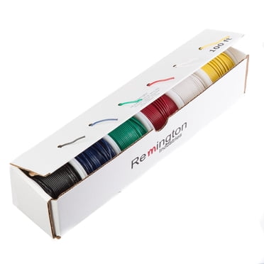 Remington Industries 18 AWG GXL Automotive Wire Kit – 10 Colors, 100 Ft Each, Stranded Copper, 60V – Total 1000 Ft!