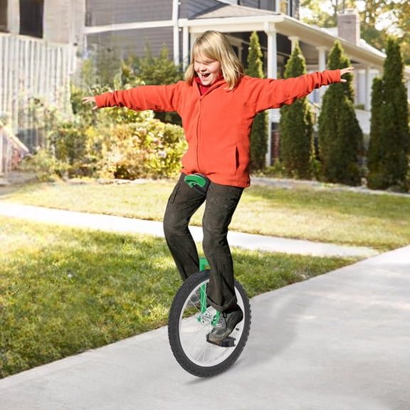 18" Adjustable Exercise Unicycle, Outdoor Unicycle, One Wheel Bike