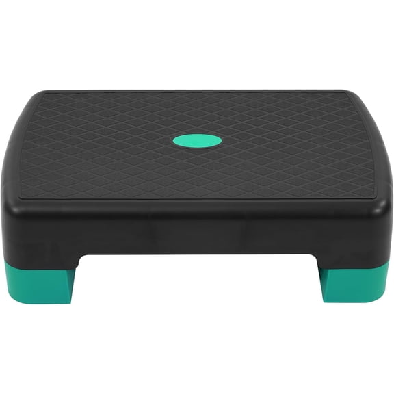 18" Aerobic Step Platform, Workout Stepper with Ajustable 2 Stackable Risers 3" 5.5" for Home Gym Small Space, Exercise Step, Multiple Option
