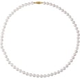 thumbnail image 1 of 18" Akoya Cultured Pearl Strand in 14k Yellow Gold, 1 of 1