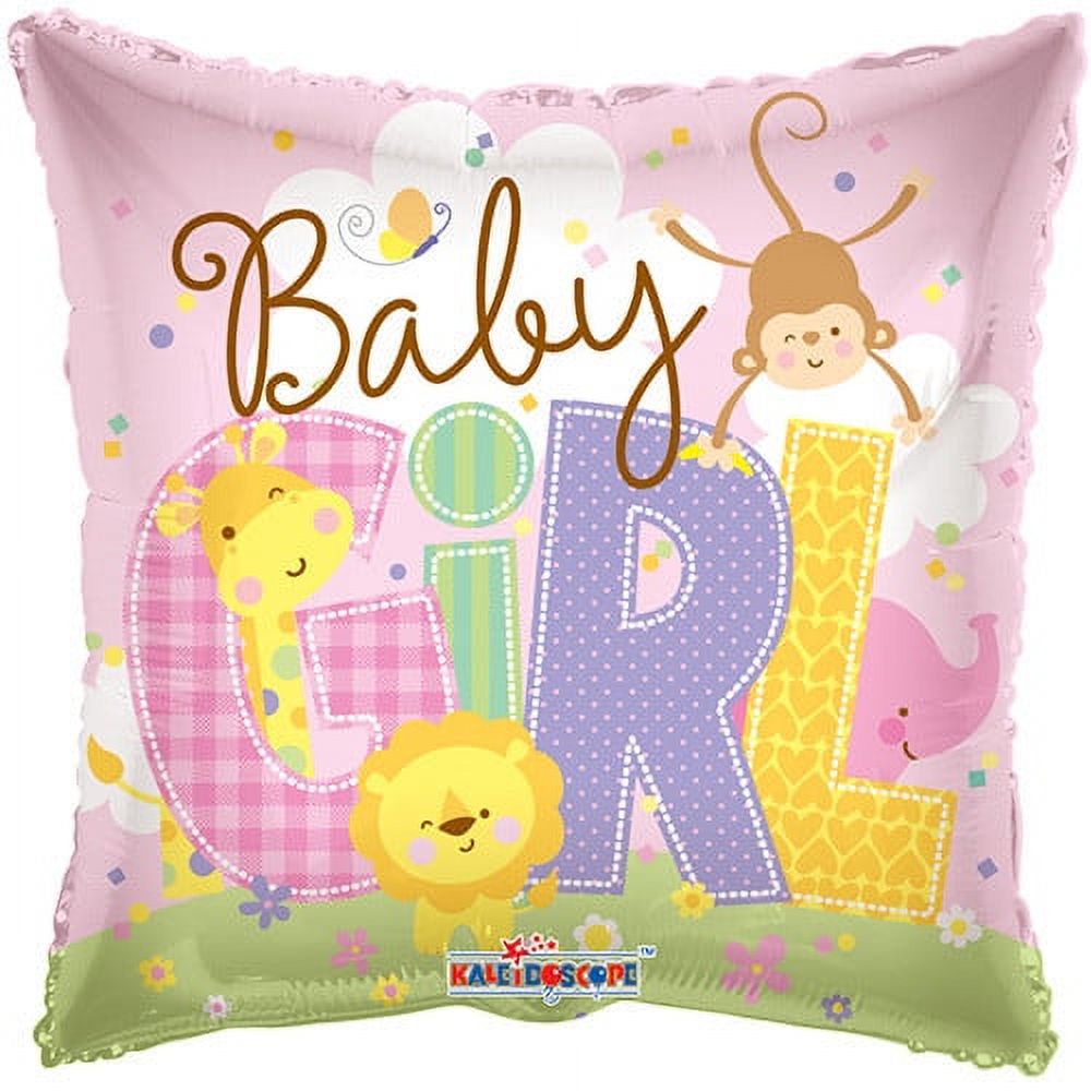 18" Baby Girl Pink Baby Shower Foil / Mylar Balloons ( 6 Balloons ...