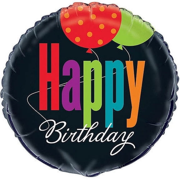 18" Birthday Cheer Foil Balloon