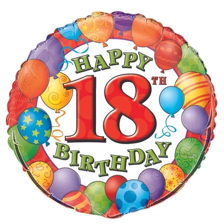 18" Birthday Foil Balloon