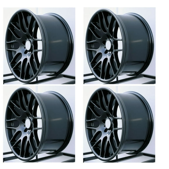 18" Black Wheels Rims Fit BMW 128i 135i