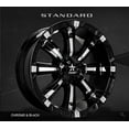 thumbnail image 1 of 18" Black With Silver Inserts 94R Wheel by RBP (Rolling Big Power) 94R-1810-70-12BP, 1 of 6
