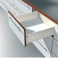 thumbnail image 1 of 18" Blum Metabox 75 lb Capacity 5-7/8" (150 mm) High 3/4" Extension Drawer Side Mount, Model H 320H4500C15, White, 1 of 5