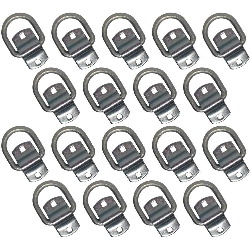 18 Bolton 1/2" D Rings Car Trailer Flatbed Truck Tie Down Rope Chain