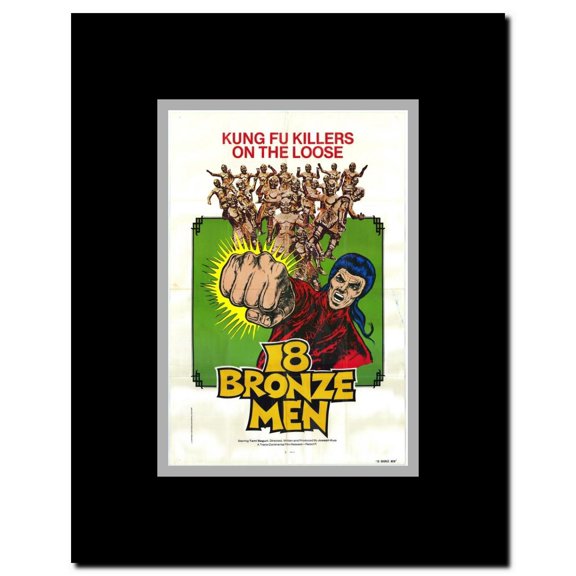 18 Bronze Men Framed Movie Poster