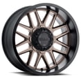 thumbnail image 1 of 18" Bronze With Black Lip 231 Butcher Wheel by Ultra Wheel 231-8982BZ+12 Fits select: 2006-2008,2012 DODGE RAM 1500, 1 of 2