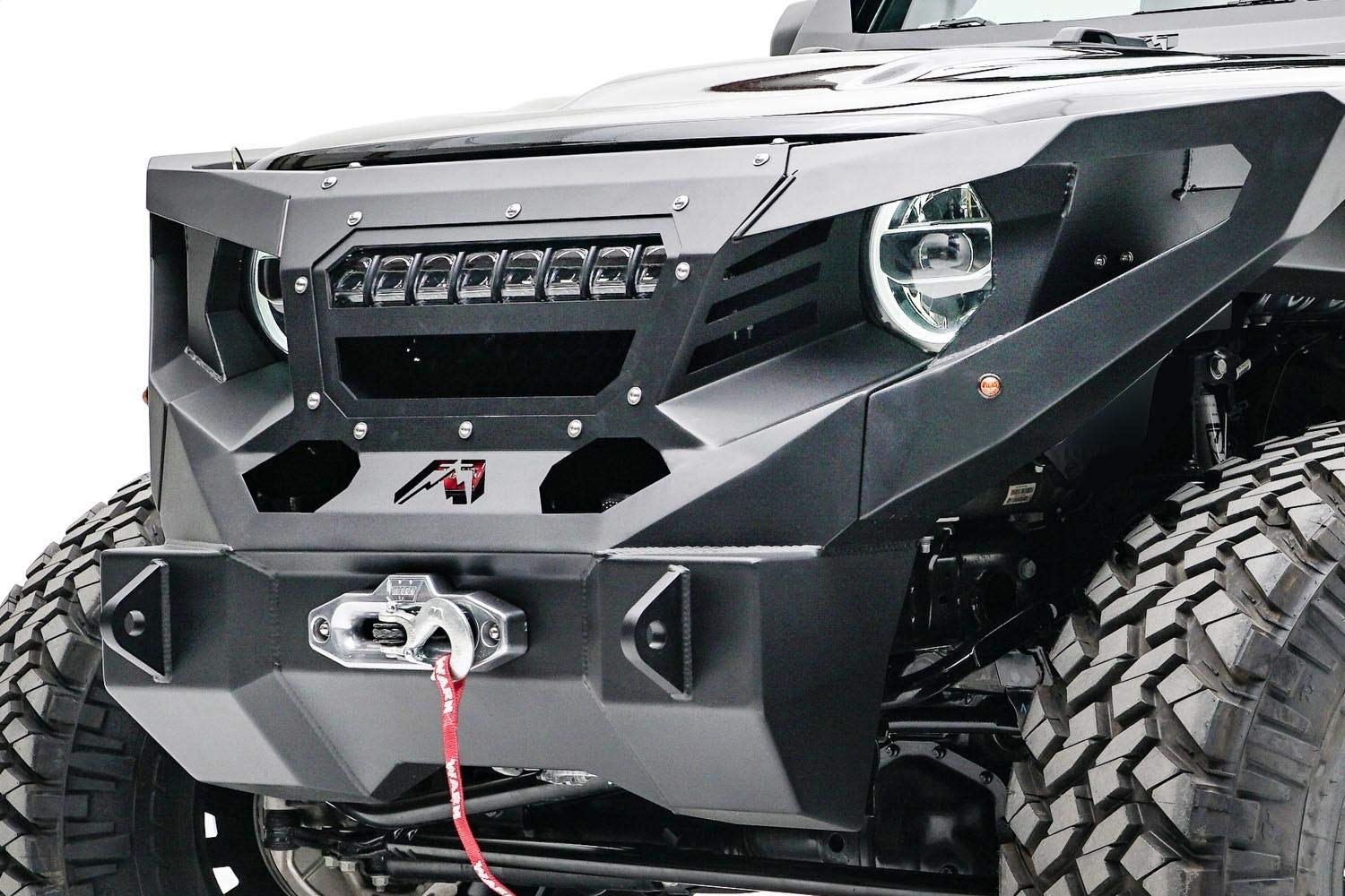 Fab Fours Wrangler JL 20in Light BAR Grumper Optional Insert For 2021 Jeep Wrangler Unlimited Sport, 2018-2019 Jeep Wrangler Unlimited Sahara