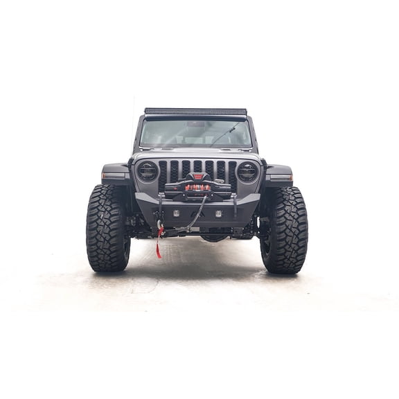 18-C Wrangler Jl/20-C Gladiator Front Stubby Bumper W/No Guard Fits select: 2021 JEEP GLADIATOR, 2021 JEEP WRANGLER UNLIMITED SPORT