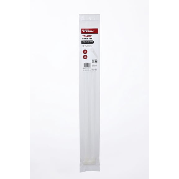 Hyper Tough 18 in Cable Ties, 5-Pack