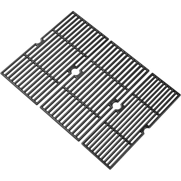 18" Cast Iron Grill Grates for Charbroil Performance 4 Burner & 5 Burner Grills, G470-0003-W1 Replacement Cooking Grids for Charbroil, 3 Pcs