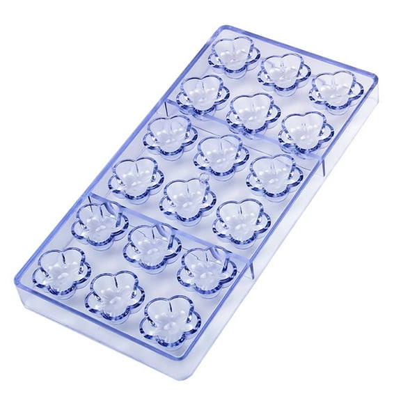 18 Cavity Mold for Creative Chocolate Making Food Grade Plastic Candy Mould