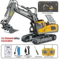 thumbnail image 1 of 18 Channel Hydraulic Excavator, Full Metal RC Construction Vehicle, 1/14 Scale Remote Control Toy, Alloy Engineering Model with Oil System, Advanced Digger, 1 of 4