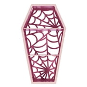 Ashland Coffin Shelf Tabletop Decor Pink 18" Halloween decor