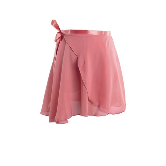 18 Color Ballet Dance Skirts Chiffon Pettiskirts Girl Ballet Dance Tulle Skirt Pull-On Wrap Pleated Skirt With Adjustable