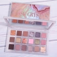 thumbnail image 1 of 18-Color Pink Purple Smokey Eyeshadow Palette: Matte, Glitter, Shining Neutral Eye Shadow Makeup Organizer, 1 of 7