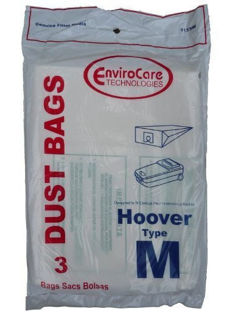 18 Compatible with Hoover Dimension Canister Type M Vacuum Dust Bags, Fits all Dimension Vacuum
