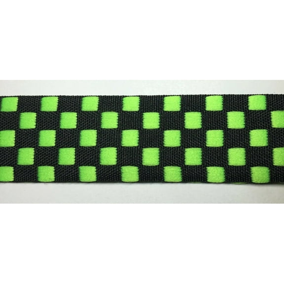18 Continuous Yards - Jacquard Woven Checkerboard Ribbon Trim - 1" Wide!