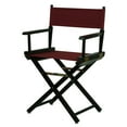thumbnail image 1 of 18" Director's Chair Black Frame-Burgundy Canvas, 1 of 6