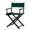 thumbnail image 1 of "18" Director's Chair Black Frame-Hunter Green Canvas", 1 of 3