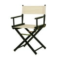 thumbnail image 1 of "18" Director's Chair Black Frame-Natural/Wheat Canvas", 1 of 3