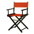 thumbnail image 1 of "18" Director's Chair Black Frame-Orange Canvas", 1 of 3