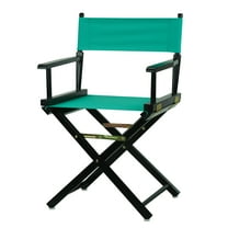 "18" Director's Chair Black Frame-Teal Canvas"