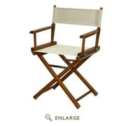 18 Directors Chair Honey Oak Frame-Natural/Wheat Canvas