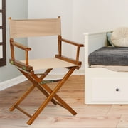 "18" Director's Chair Honey Oak Frame-Tan Canvas"